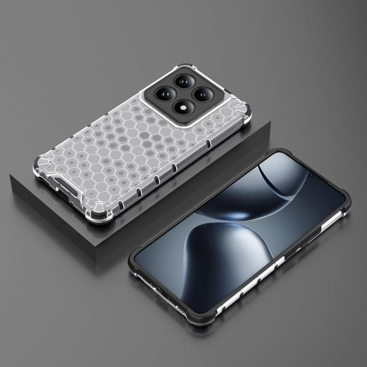 For Xiaomi 14T Pro 5G Global Honeycomb Shockproof Phone Case