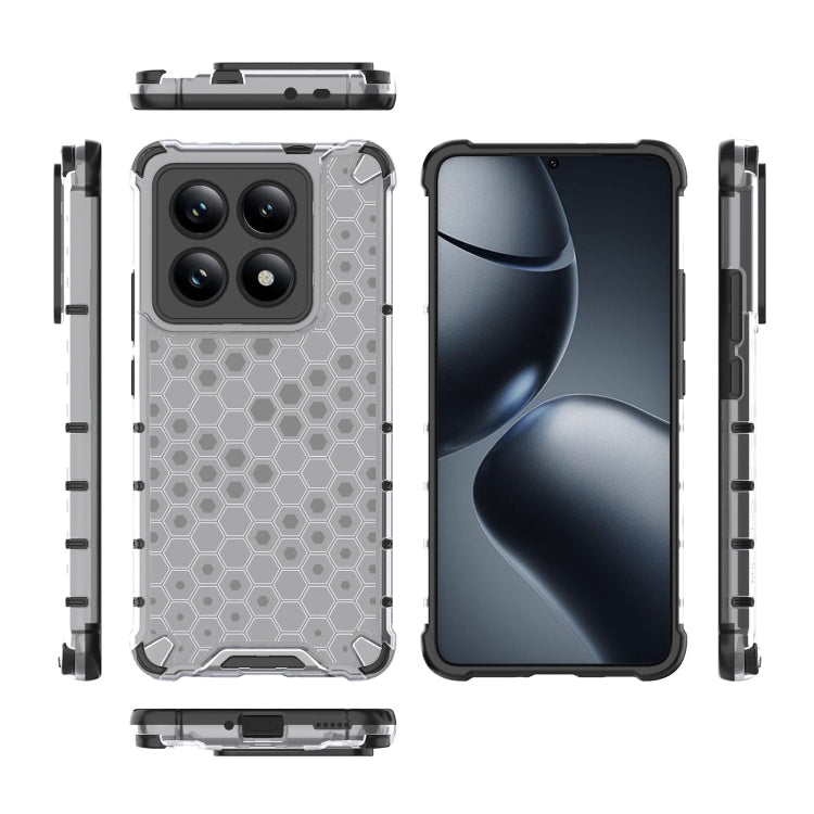 For Xiaomi 14T Pro 5G Global Honeycomb Shockproof Phone Case