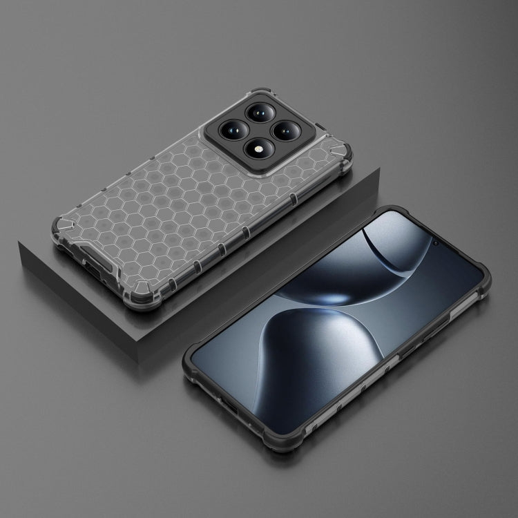 For Xiaomi 14T Pro 5G Global Honeycomb Shockproof Phone Case