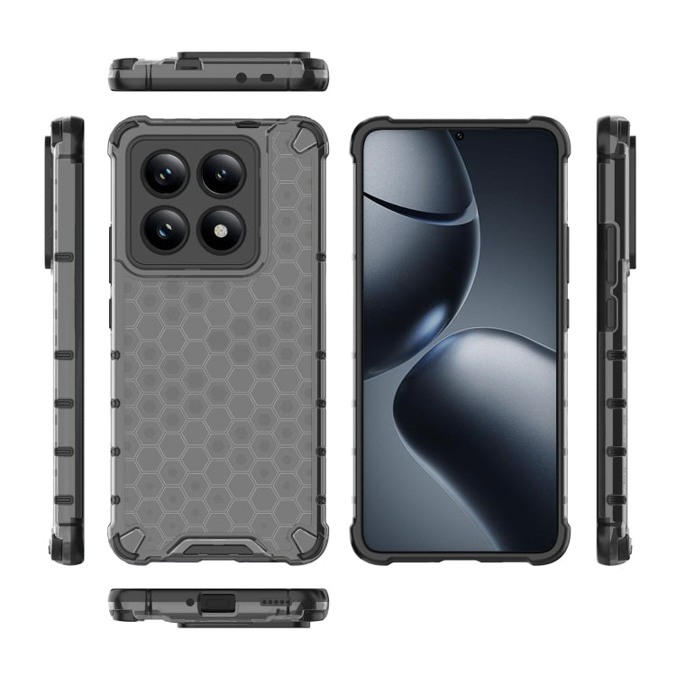 For Xiaomi 14T Pro 5G Global Honeycomb Shockproof Phone Case