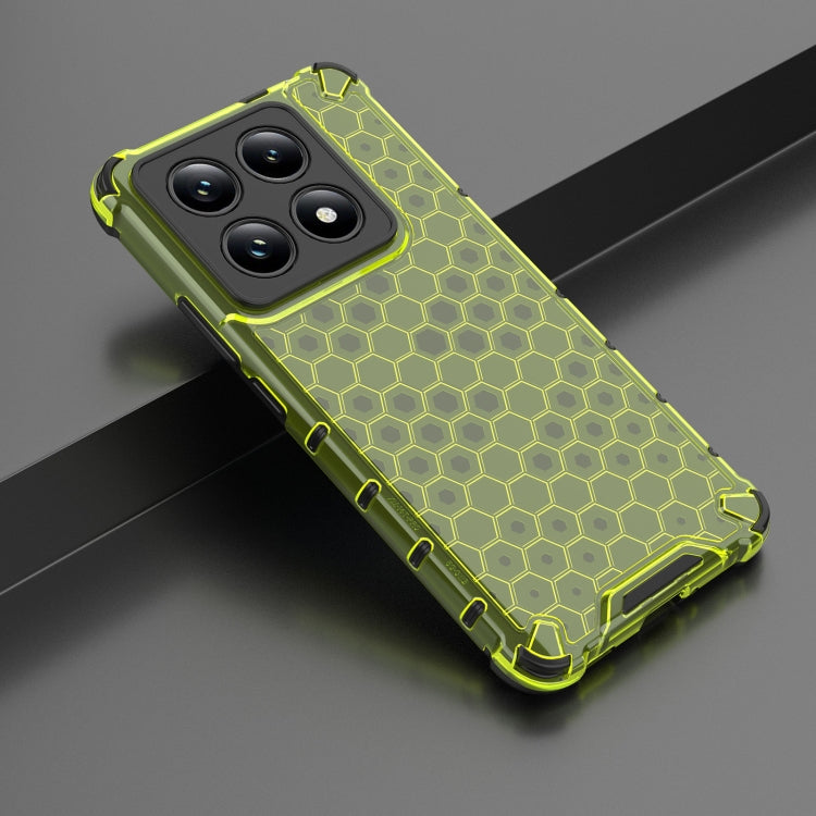 For Xiaomi 14T Pro 5G Global Honeycomb Shockproof Phone Case