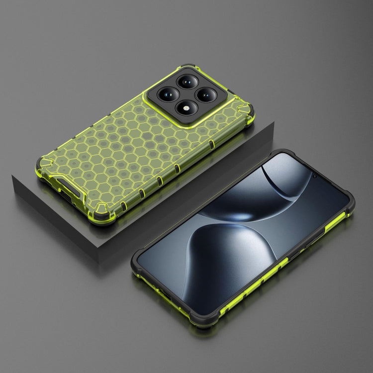 For Xiaomi 14T Pro 5G Global Honeycomb Shockproof Phone Case