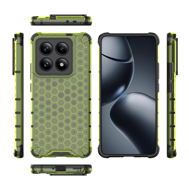 For Xiaomi 14T Pro 5G Global Honeycomb Shockproof Phone Case