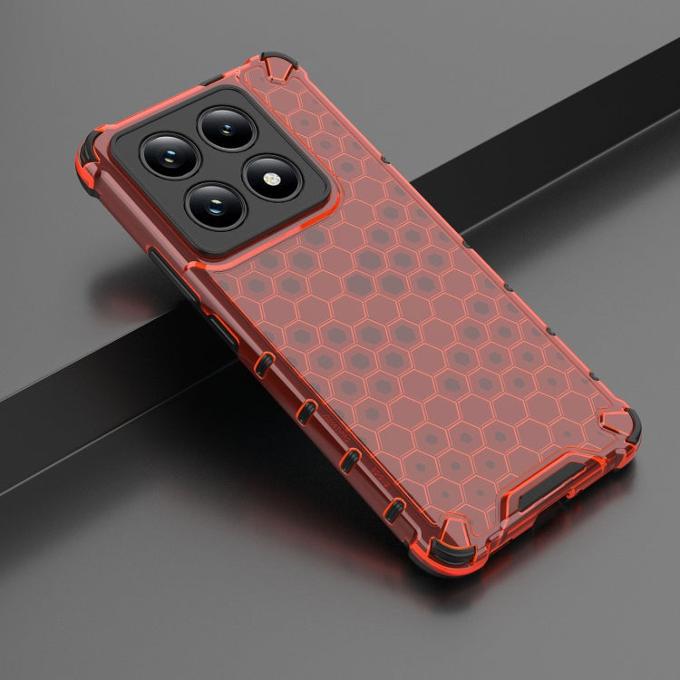 For Xiaomi 14T Pro 5G Global Honeycomb Shockproof Phone Case