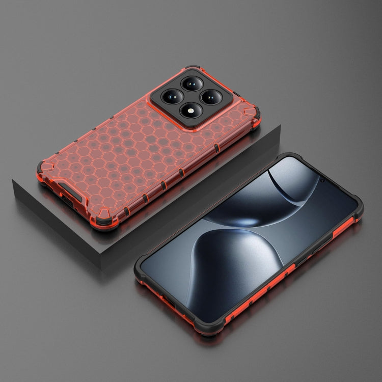 For Xiaomi 14T Pro 5G Global Honeycomb Shockproof Phone Case