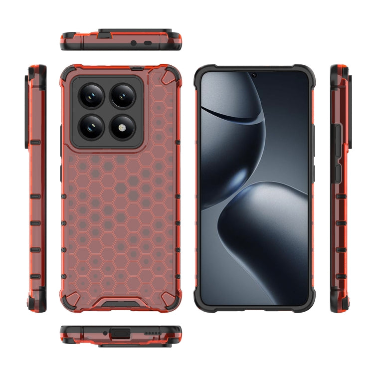 For Xiaomi 14T Pro 5G Global Honeycomb Shockproof Phone Case