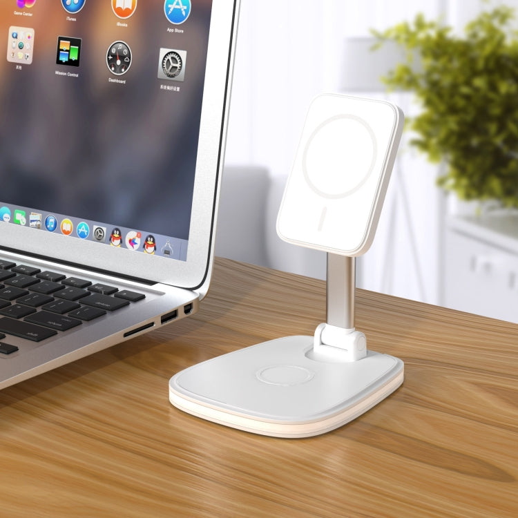 LXF-171 15W Multifunctional Desktop Folding Stand Magsafe Wireless Charger