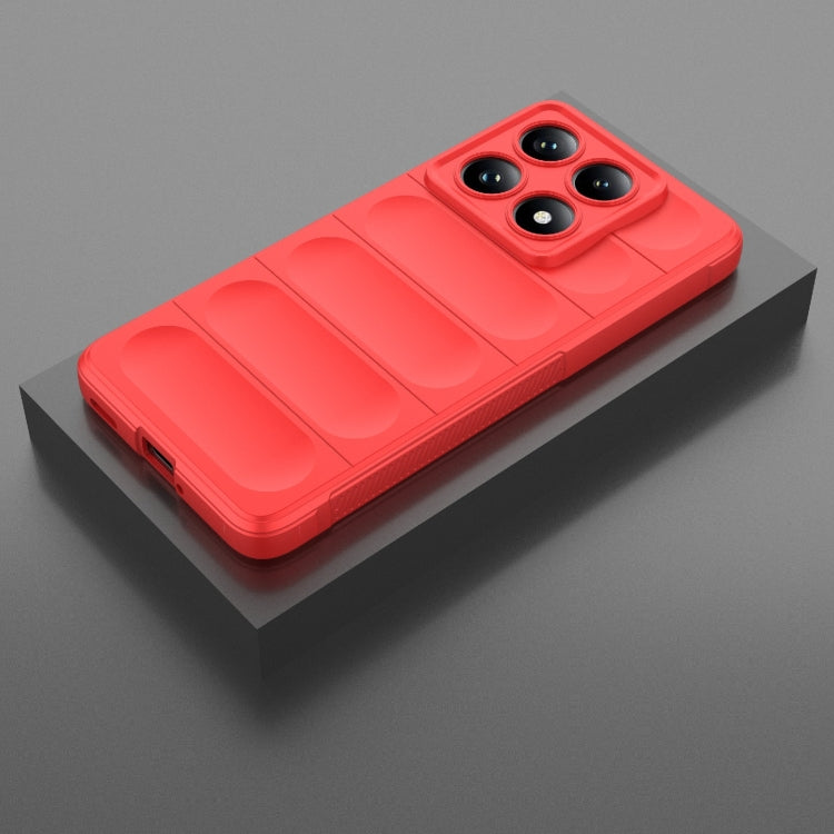 For Xiaomi 14T Pro 5G Global Magic Shield TPU + Flannel Phone Case