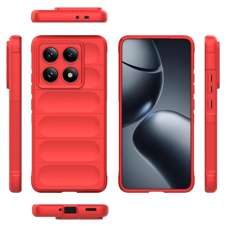 For Xiaomi 14T Pro 5G Global Magic Shield TPU + Flannel Phone Case