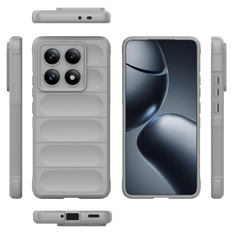 For Xiaomi 14T Pro 5G Global Magic Shield TPU + Flannel Phone Case