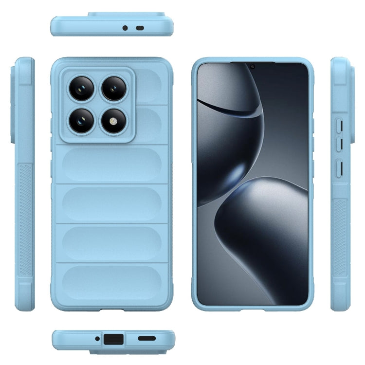 For Xiaomi 14T Pro 5G Global Magic Shield TPU + Flannel Phone Case