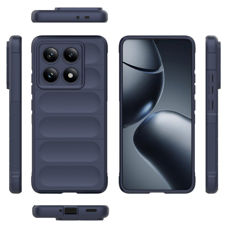 For Xiaomi 14T Pro 5G Global Magic Shield TPU + Flannel Phone Case