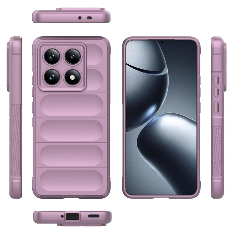 For Xiaomi 14T Pro 5G Global Magic Shield TPU + Flannel Phone Case