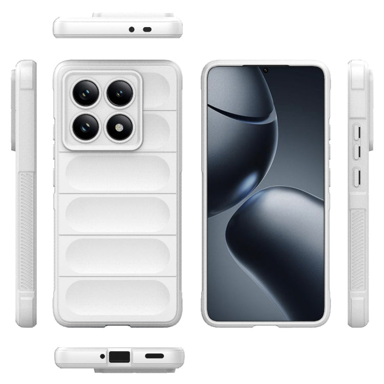 For Xiaomi 14T Pro 5G Global Magic Shield TPU + Flannel Phone Case