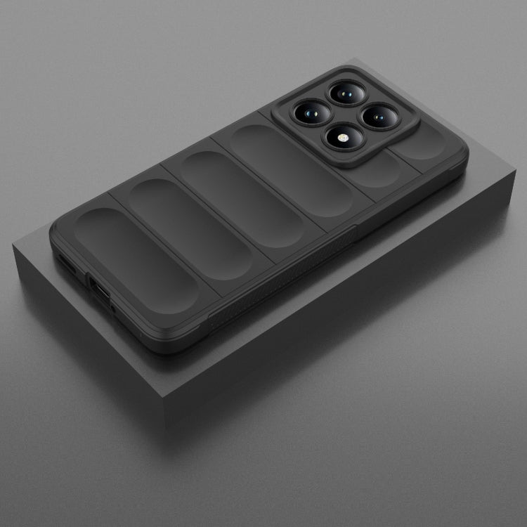 For Xiaomi 14T 5G Global Magic Shield TPU + Flannel Phone Case