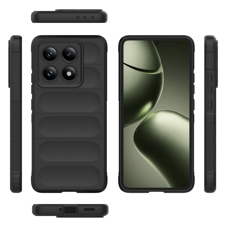 For Xiaomi 14T 5G Global Magic Shield TPU + Flannel Phone Case