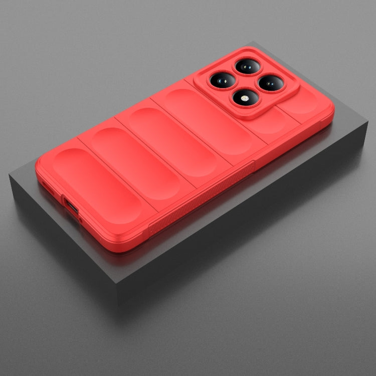 For Xiaomi 14T 5G Global Magic Shield TPU + Flannel Phone Case