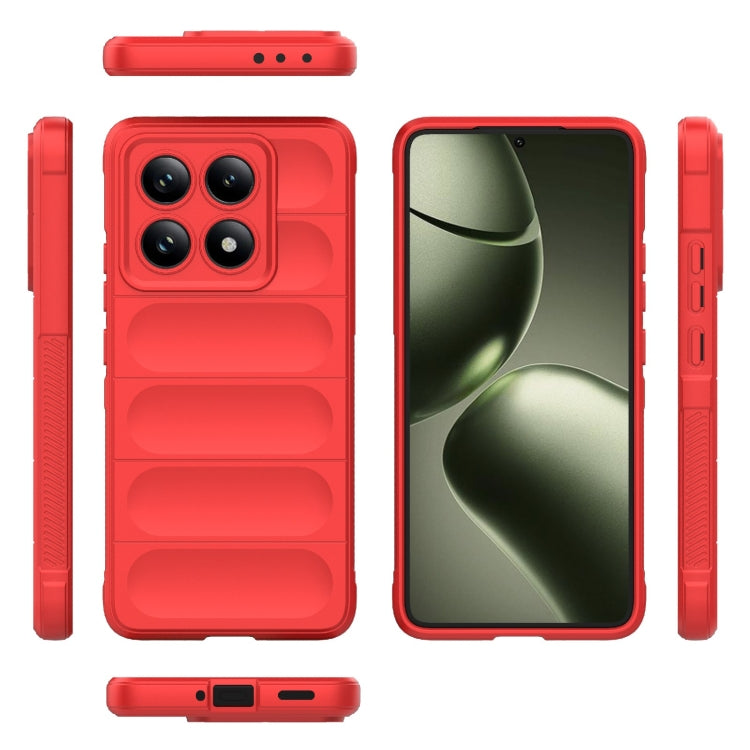 For Xiaomi 14T 5G Global Magic Shield TPU + Flannel Phone Case