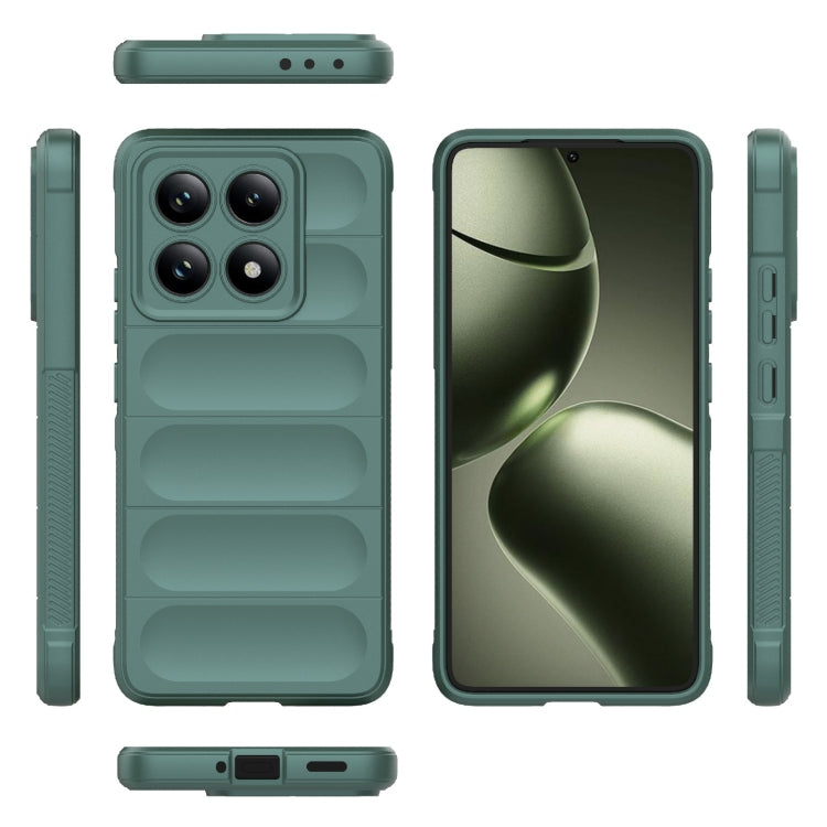 For Xiaomi 14T 5G Global Magic Shield TPU + Flannel Phone Case