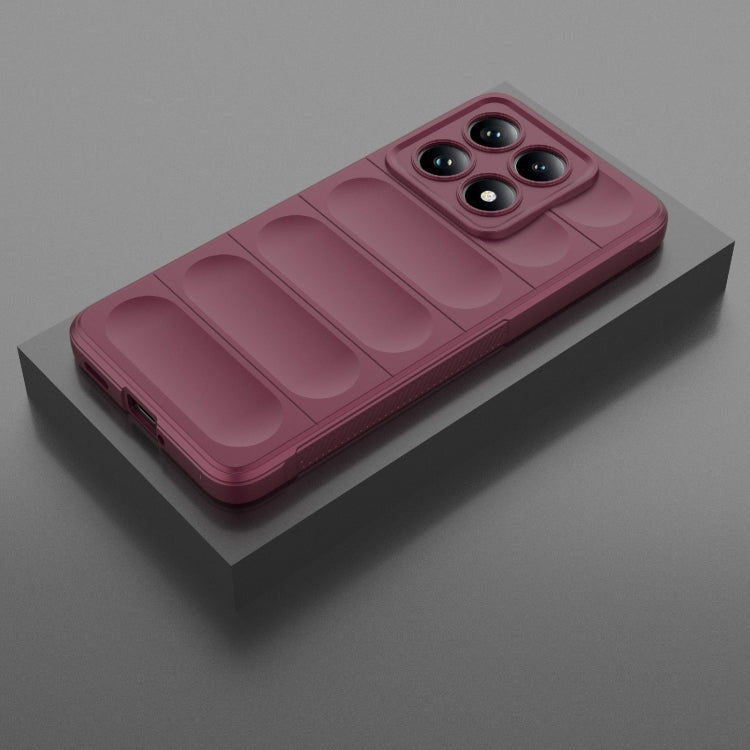 For Xiaomi 14T 5G Global Magic Shield TPU + Flannel Phone Case