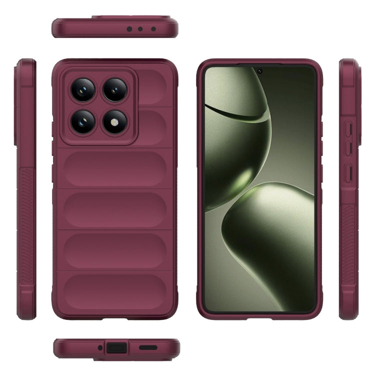 For Xiaomi 14T 5G Global Magic Shield TPU + Flannel Phone Case