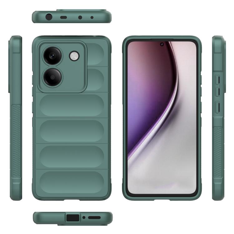 For Xiaomi Poco M7 Pro 5G Magic Shield TPU + Flannel Phone Case