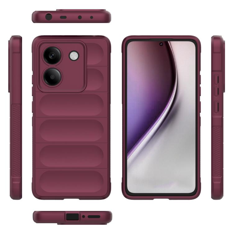 For Xiaomi Poco M7 Pro 5G Magic Shield TPU + Flannel Phone Case