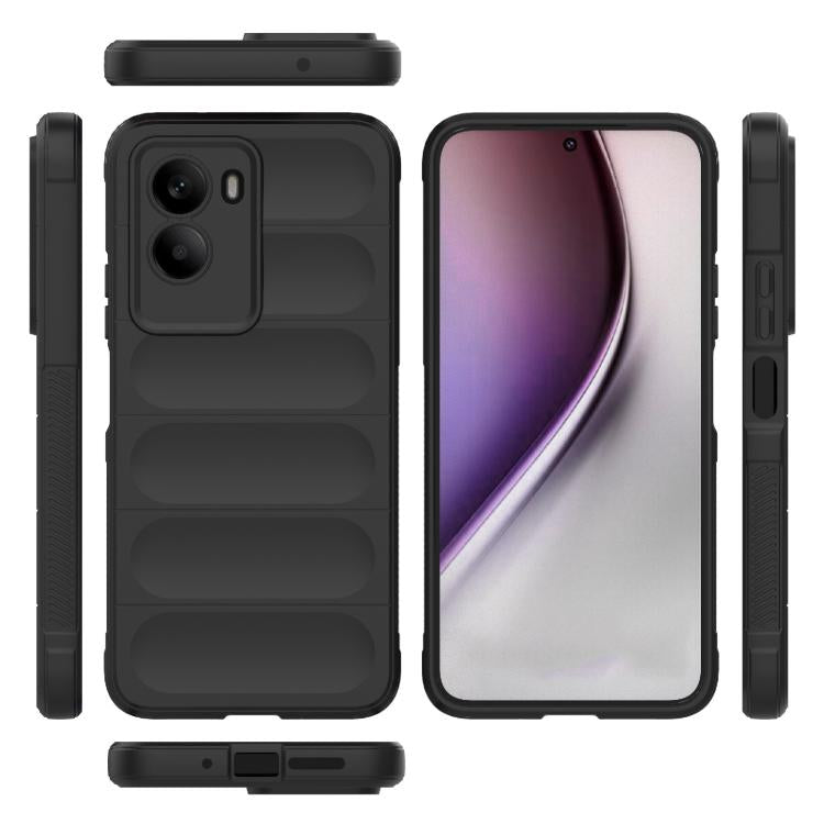 For Xiaomi Poco M7 4G 169mm Magic Shield TPU + Flannel Phone Case