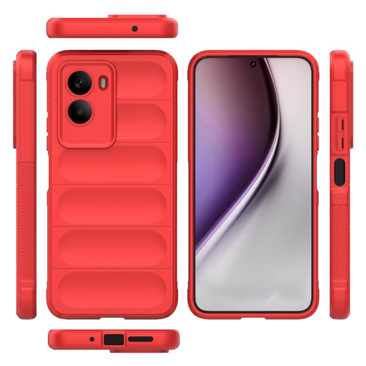 For Xiaomi Poco M7 4G 169mm Magic Shield TPU + Flannel Phone Case