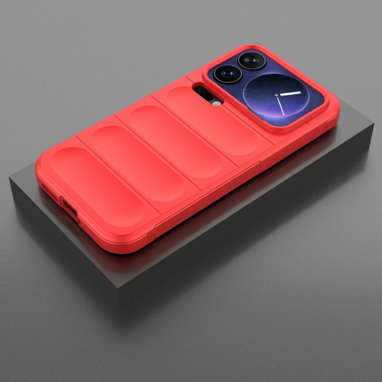 For Xiaomi 17 Pro Max Magic Shield TPU + Flannel Phone Case