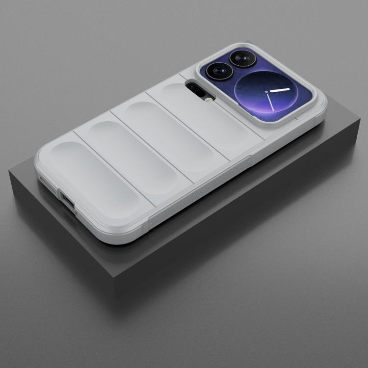 For Xiaomi 17 Pro Max Magic Shield TPU + Flannel Phone Case