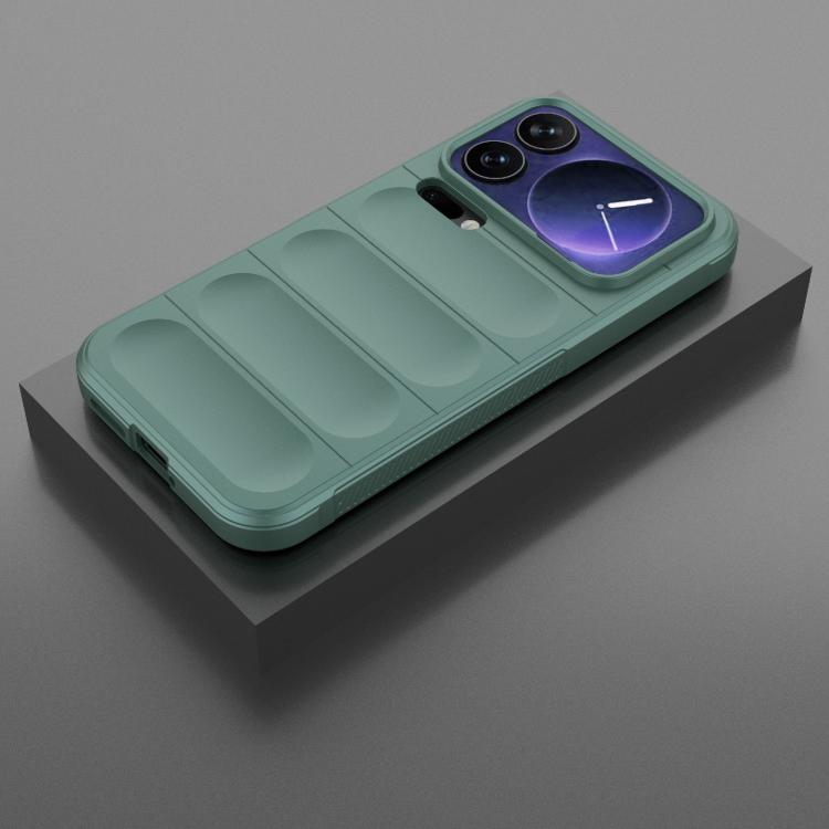 For Xiaomi 17 Pro Max Magic Shield TPU + Flannel Phone Case