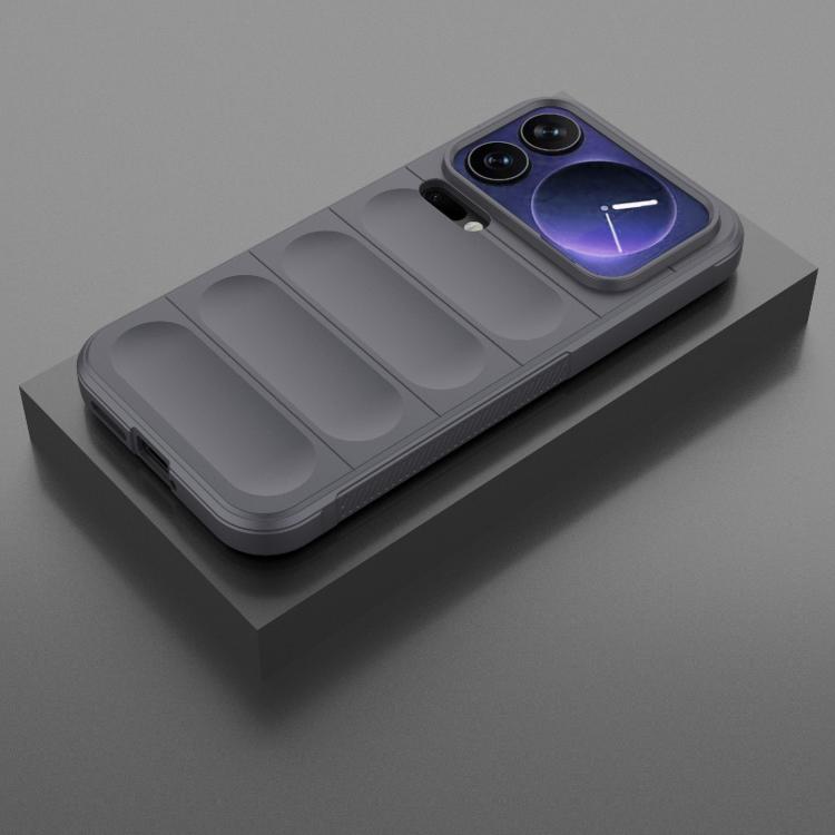 For Xiaomi 17 Pro Max Magic Shield TPU + Flannel Phone Case