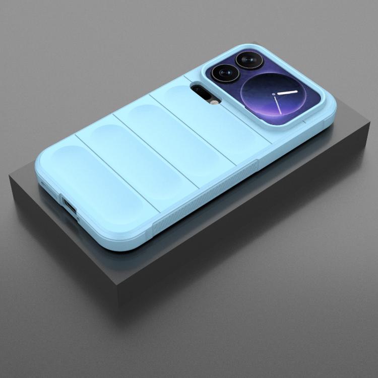 For Xiaomi 17 Pro Max Magic Shield TPU + Flannel Phone Case