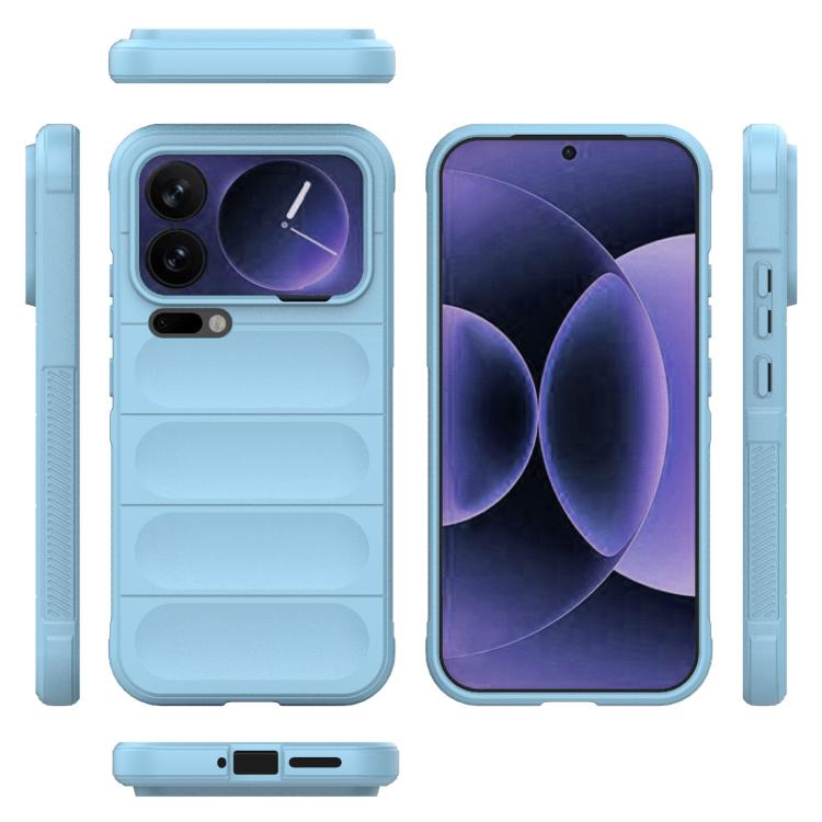 For Xiaomi 17 Pro Max Magic Shield TPU + Flannel Phone Case