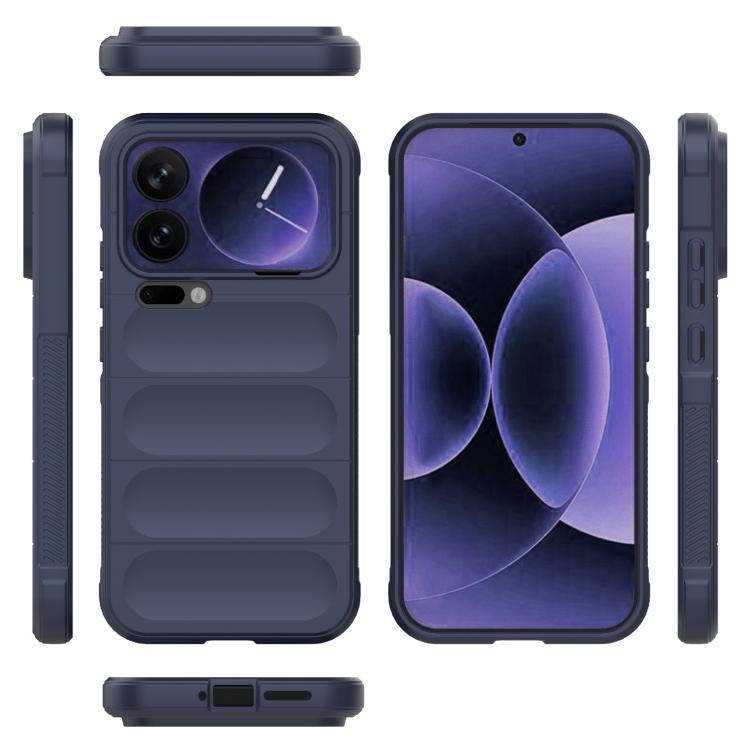 For Xiaomi 17 Pro Max Magic Shield TPU + Flannel Phone Case