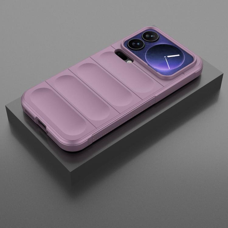 For Xiaomi 17 Pro Max Magic Shield TPU + Flannel Phone Case