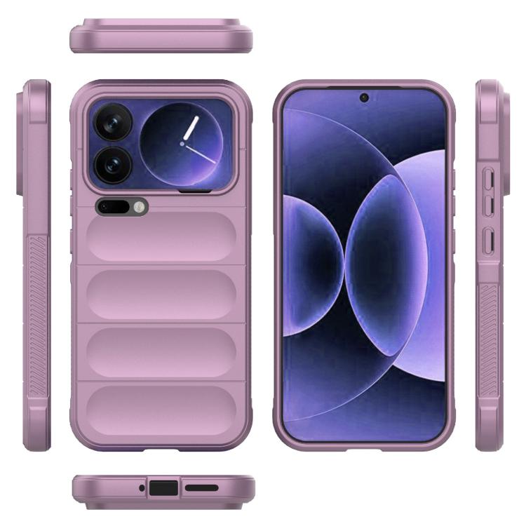 For Xiaomi 17 Pro Max Magic Shield TPU + Flannel Phone Case