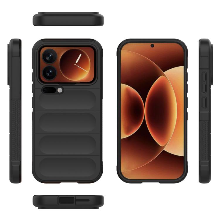 For Xiaomi 17 Pro Magic Shield TPU + Flannel Phone Case
