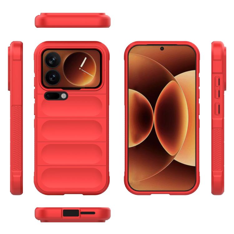 For Xiaomi 17 Pro Magic Shield TPU + Flannel Phone Case