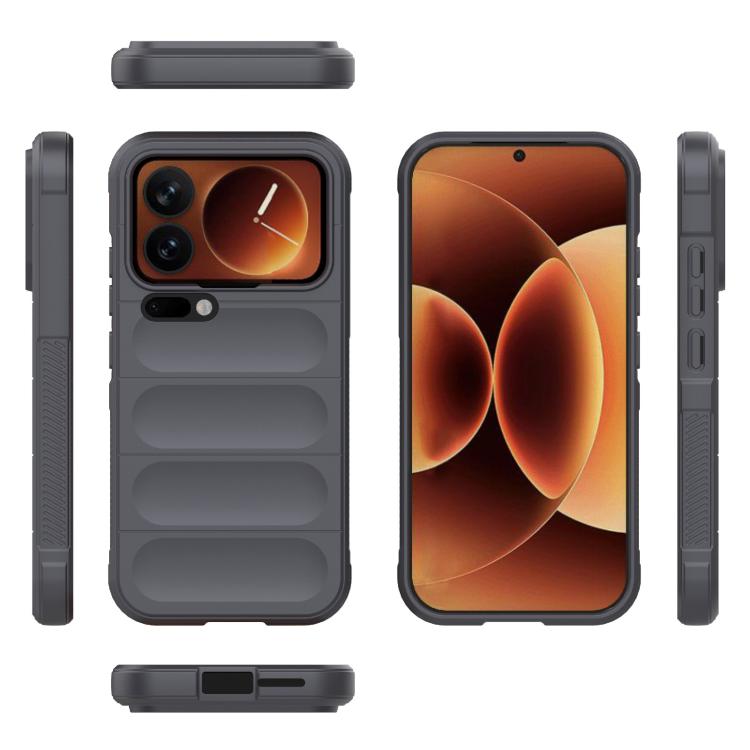 For Xiaomi 17 Pro Magic Shield TPU + Flannel Phone Case