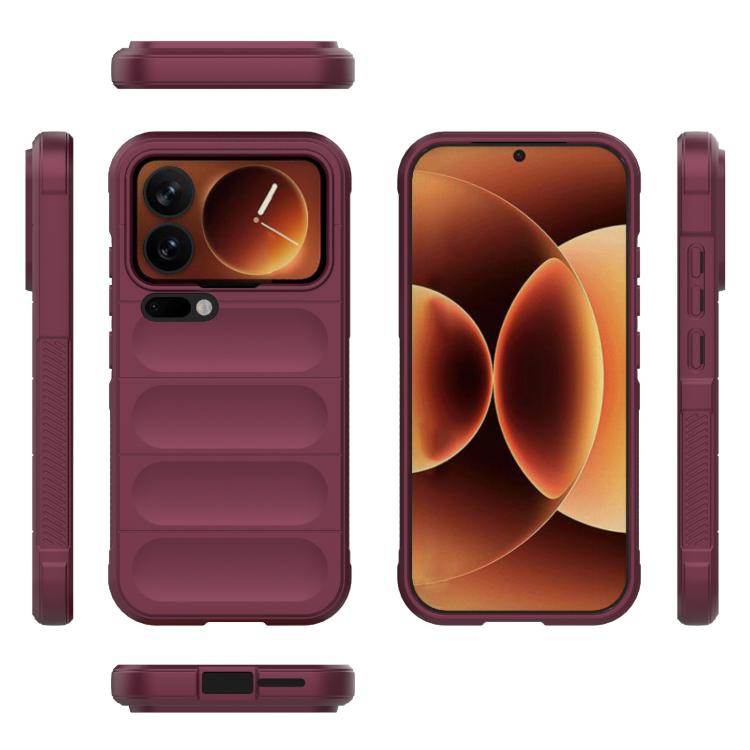 For Xiaomi 17 Pro Magic Shield TPU + Flannel Phone Case