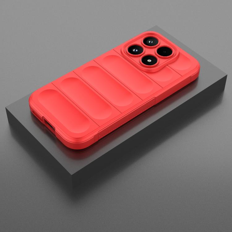 For Xiaomi 17 Magic Shield TPU + Flannel Phone Case