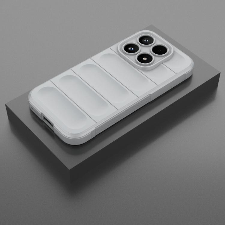 For Xiaomi 17 Magic Shield TPU + Flannel Phone Case