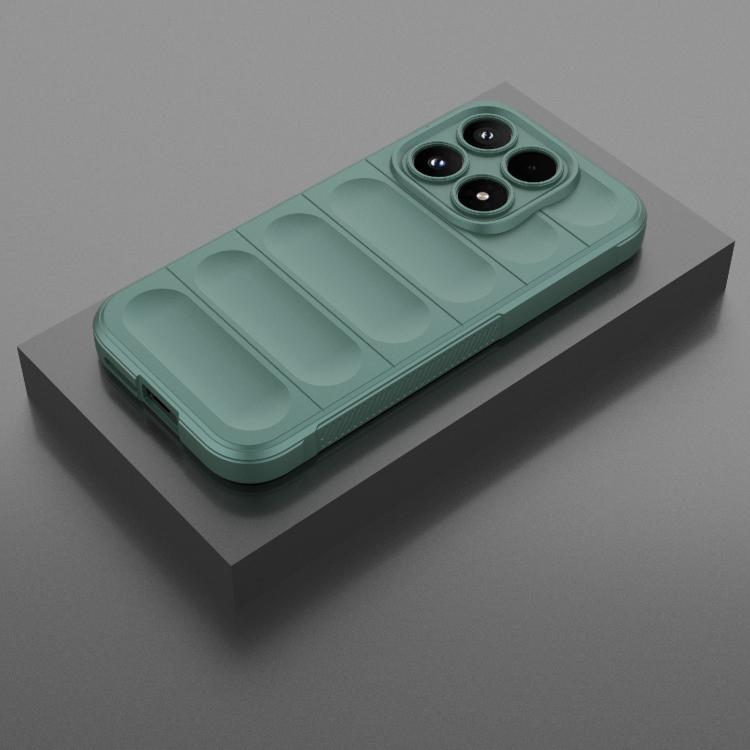 For Xiaomi 17 Magic Shield TPU + Flannel Phone Case
