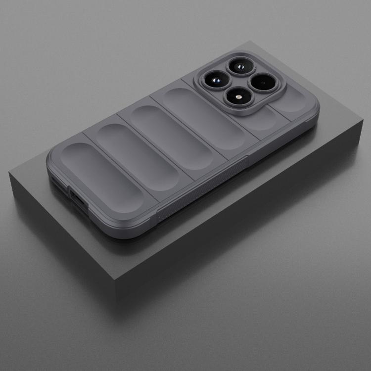For Xiaomi 17 Magic Shield TPU + Flannel Phone Case