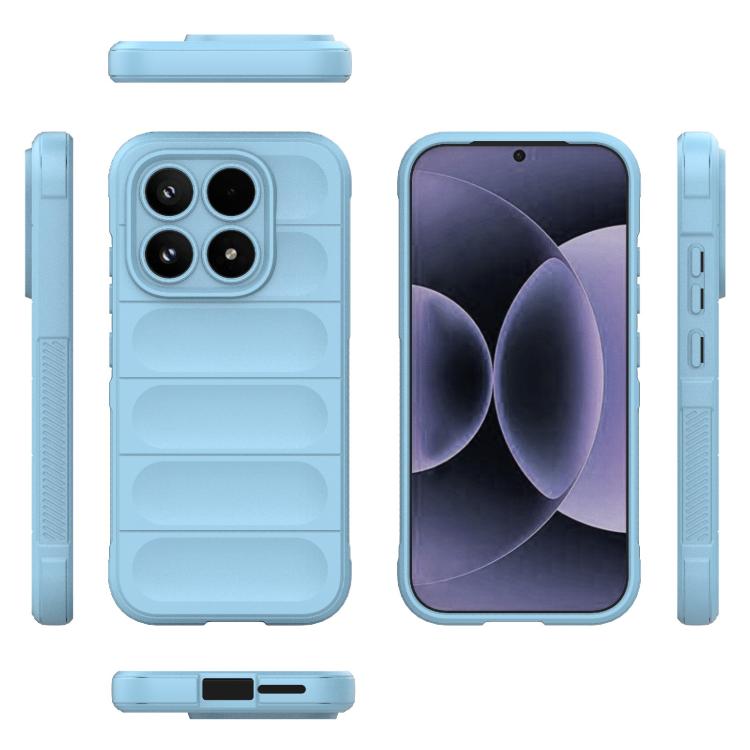 For Xiaomi 17 Magic Shield TPU + Flannel Phone Case