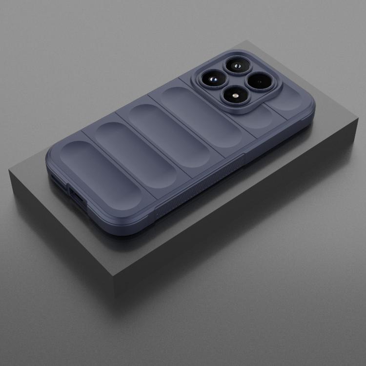 For Xiaomi 17 Magic Shield TPU + Flannel Phone Case