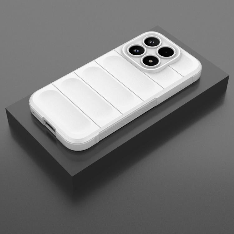 For Xiaomi 17 Magic Shield TPU + Flannel Phone Case