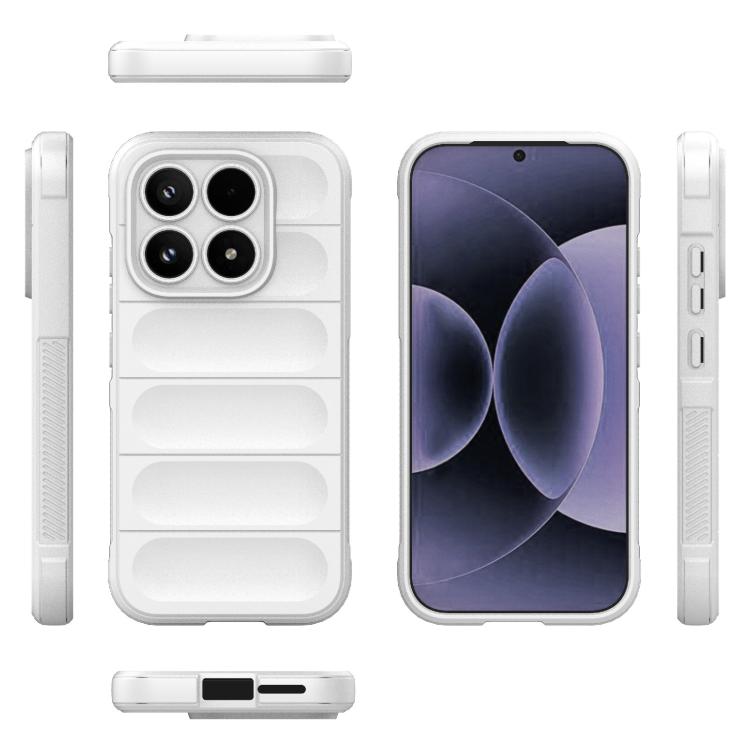 For Xiaomi 17 Magic Shield TPU + Flannel Phone Case